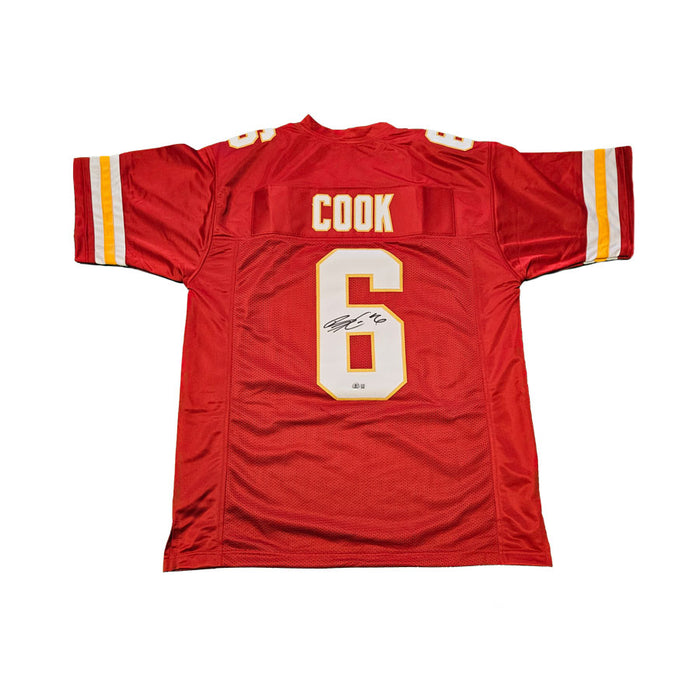 Bryan Cook Signed Custom Red Jersey