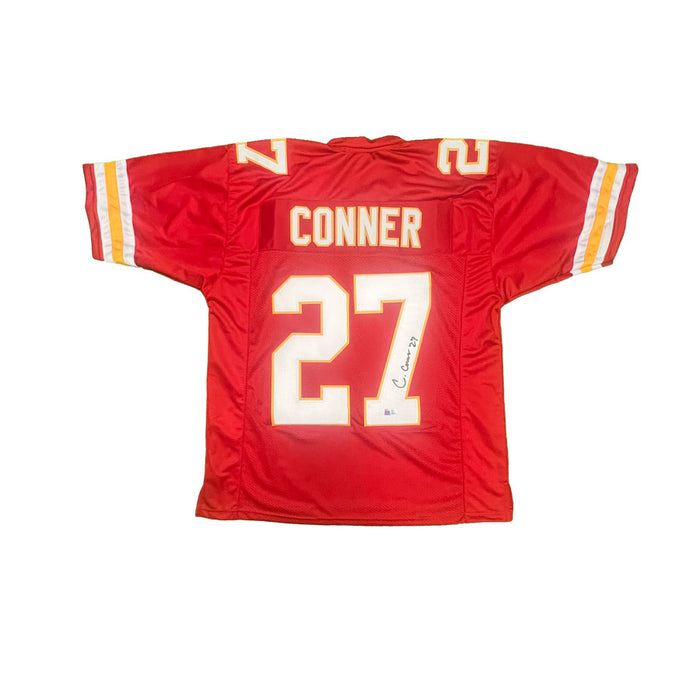 Chamarri Conner Signed Custom Red Football Jersey