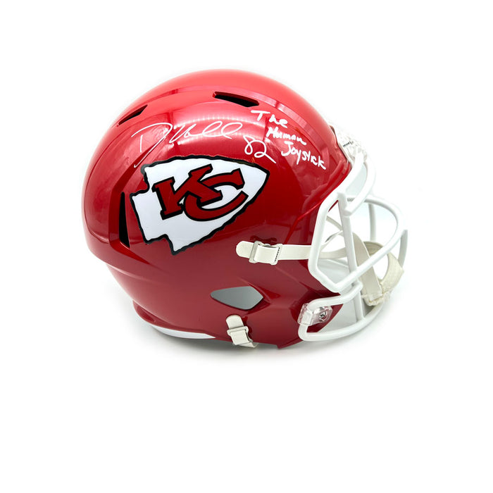 Dante Hall Signed Kansas City Chiefs Full Size Speed Helmet with "The Human Joystick"