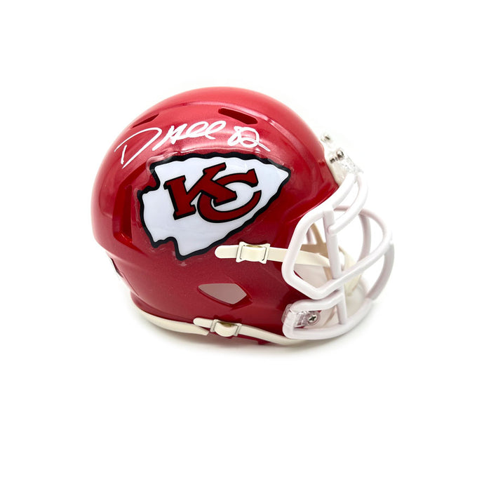 Dante Hall Signed Kansas City Chiefs Red Speed Mini Helmet