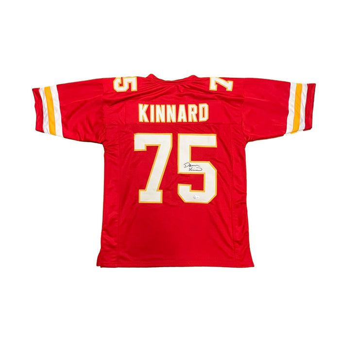 Darian Kinnard Signed Custom Red Football Jersey
