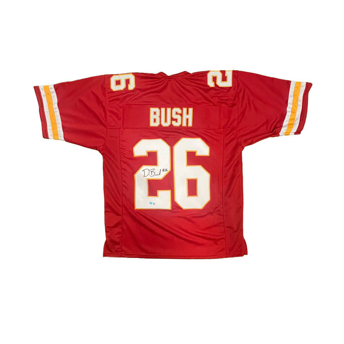Deon Bush Signed Custom Red Football Jersey