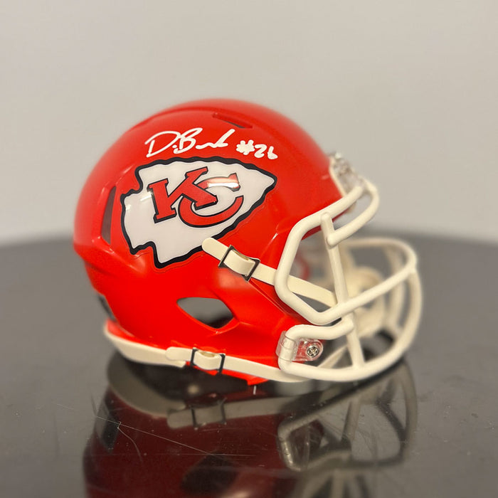 Deon Bush Signed Kansas City Chiefs Speed Mini Helmet