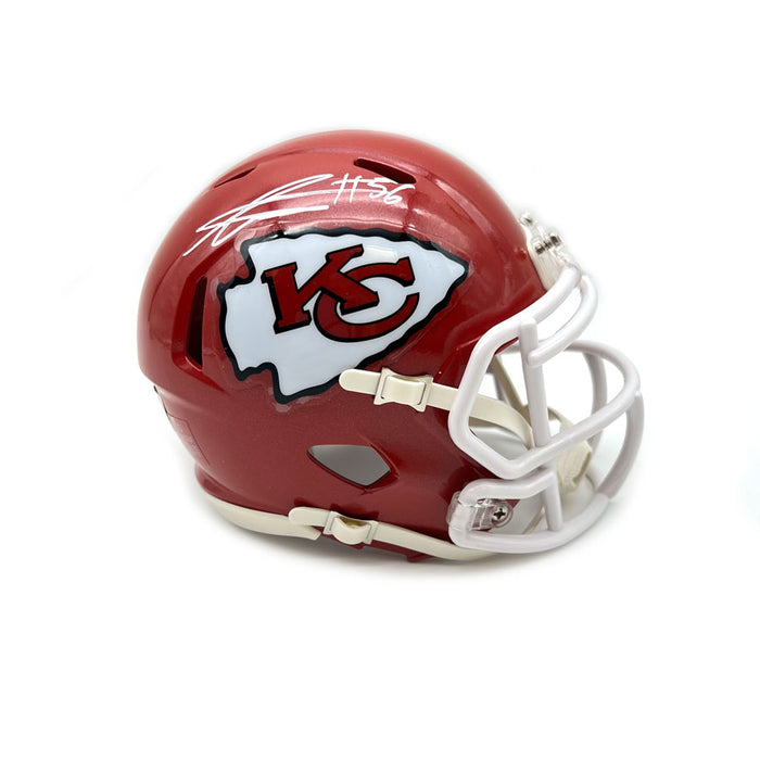 George Karlaftis Signed Kansas City Chiefs Speed Mini Helmet