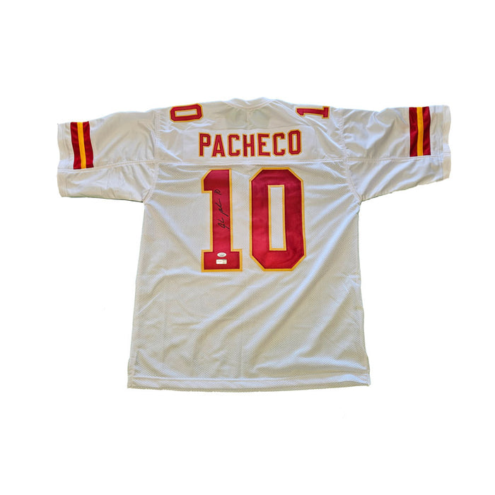 Isiah Pacheco Signed Custom White Football Jersey