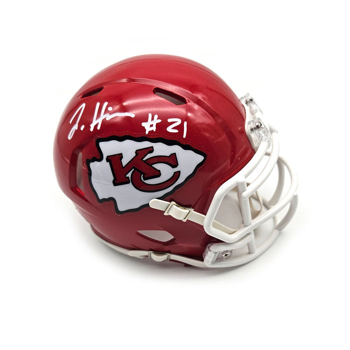 Jaden Hicks Signed Kansas City Chiefs Red Speed Mini Helmet