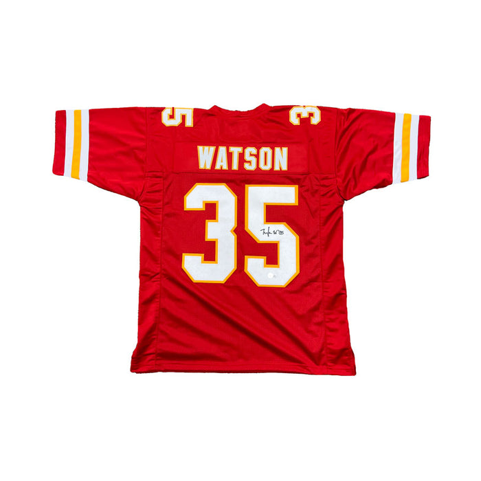 Jaylen Watson Signed Custom Red Football Jersey