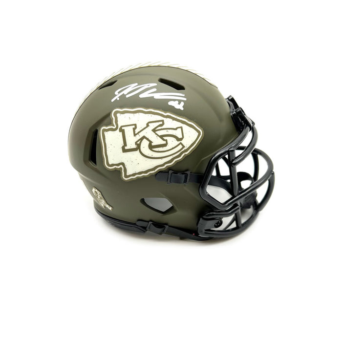 Juan Thornhill Signed Kansas City Chiefs Salute to Service Mini Helmet