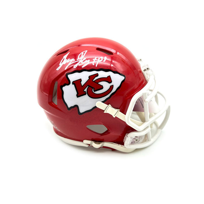 L'Jarius Sneed Signed Kansas City Chiefs Speed Mini Helmet