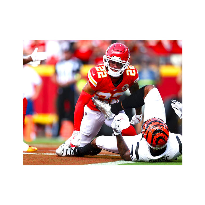 Pre-Sale: Trent McDuffie Signed Over Bengals Photo