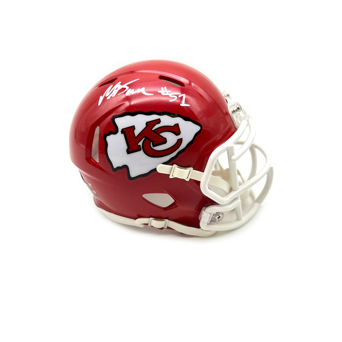 Mike Danna Signed Kansas City Chiefs Mini Speed Helmet (SB LVIII)