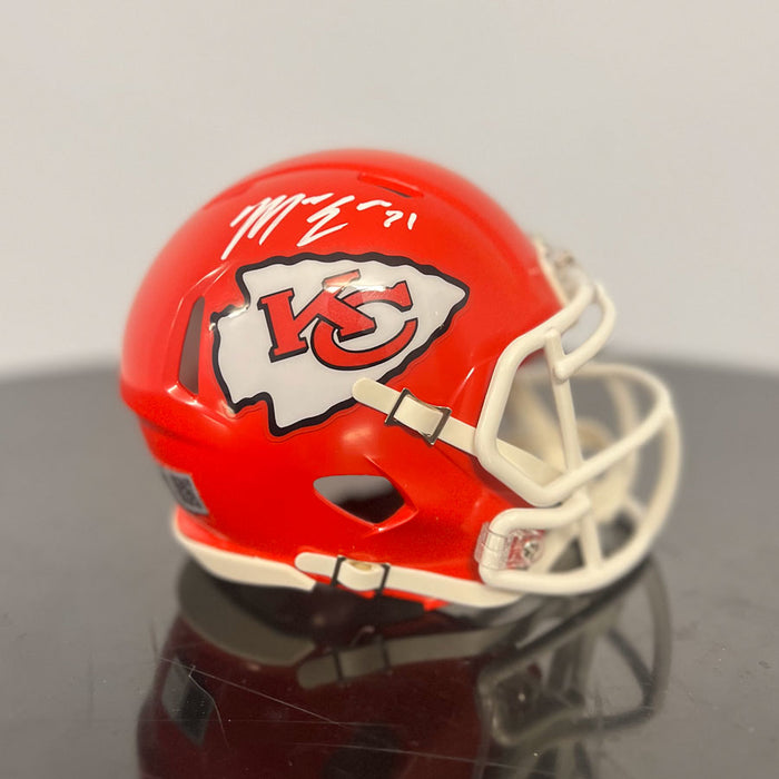 Mike Edwards Signed Kansas City Chiefs Speed Mini Helmet