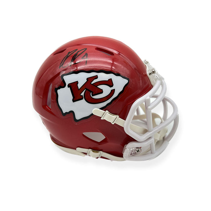 Rashee Rice Signed Kansas City Chiefs Speed Mini Helmet (Black Ink)