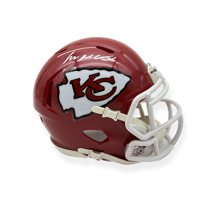 Trent McDuffie Signed Kansas City Chiefs Red Speed Mini Helmet