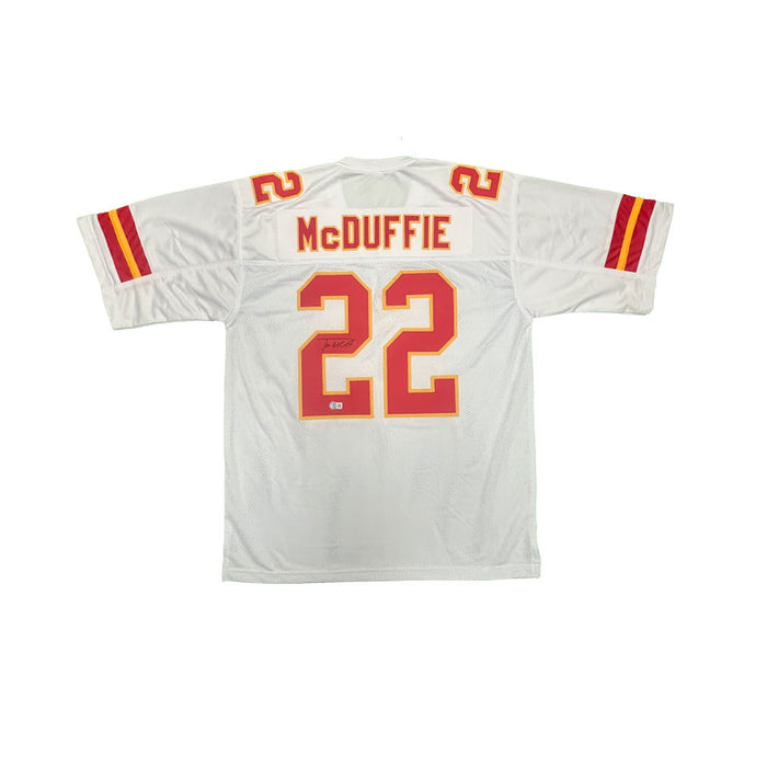 Trent McDuffie Signed Custom White Jersey