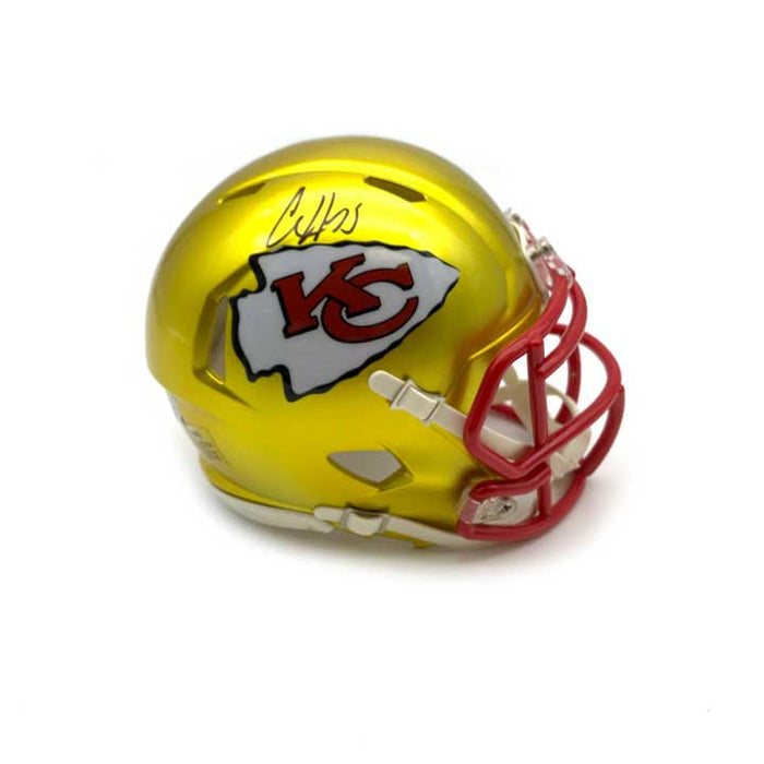Clyde Edwards-Helaire Signed Kansas City Chiefs Flash Mini Helmet