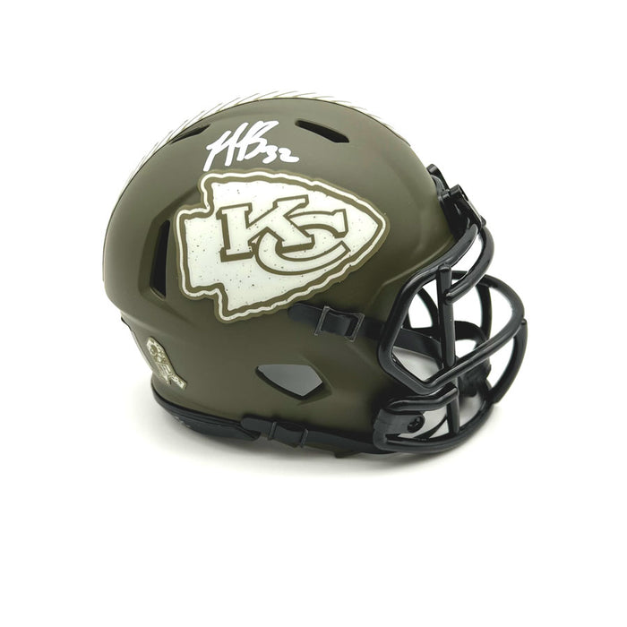 Nick Bolton Signed Kansas City Chiefs Salute to Service Mini Helmet